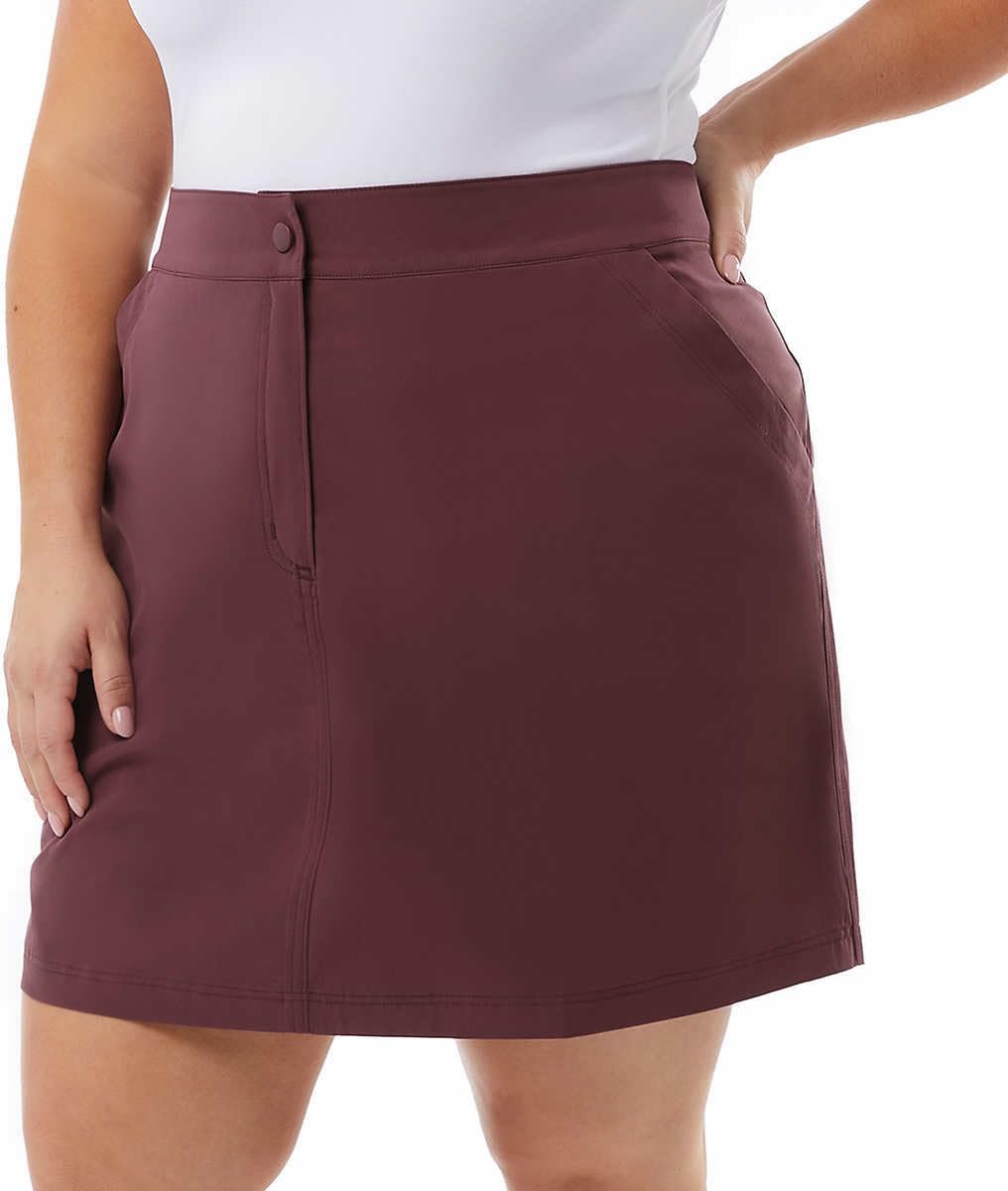 32 Degrees Cool Womens Lightweight Tech Skort (US, Alpha, XX-Large, Regular, Regular, Crushed Violet)