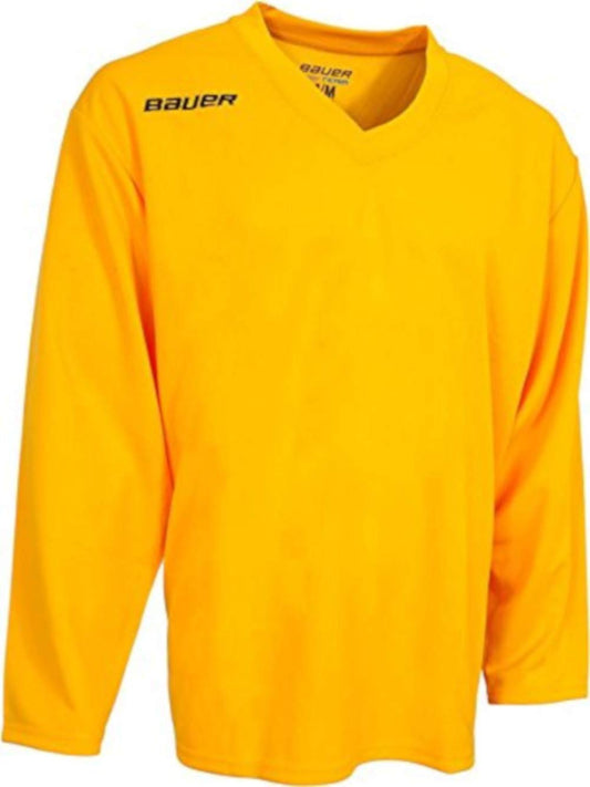 Bauer Flex Series Ice Hockey Practice Jersey - Gold - Adult Goal Cut