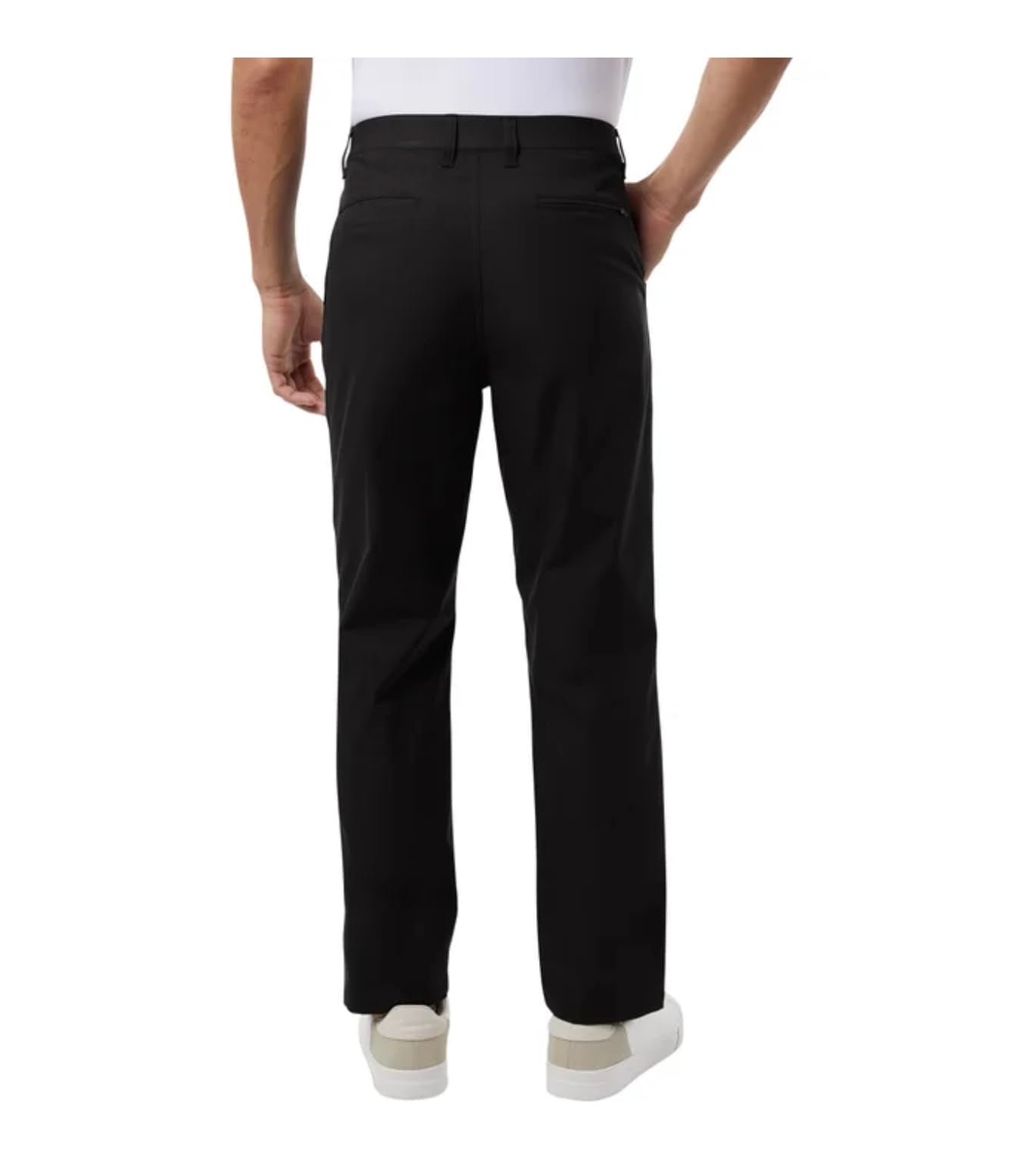 32 Degrees Cool Men's Stretch Chino Pant (US, Waist Inseam, 40, 30, Regular, Regular, Black)
