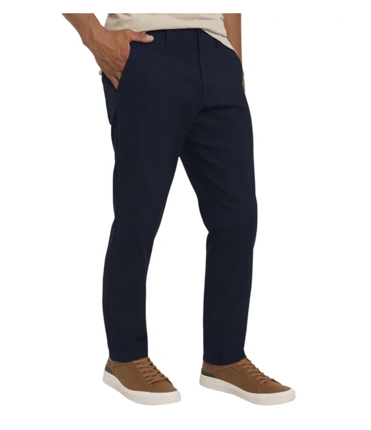 Weatherproof Vintage Men's Water Resistant Active Stretch Straight Fit Tech Pant (US, Waist Inseam, 38, 29, Regular, Regular, Blue (Navy))