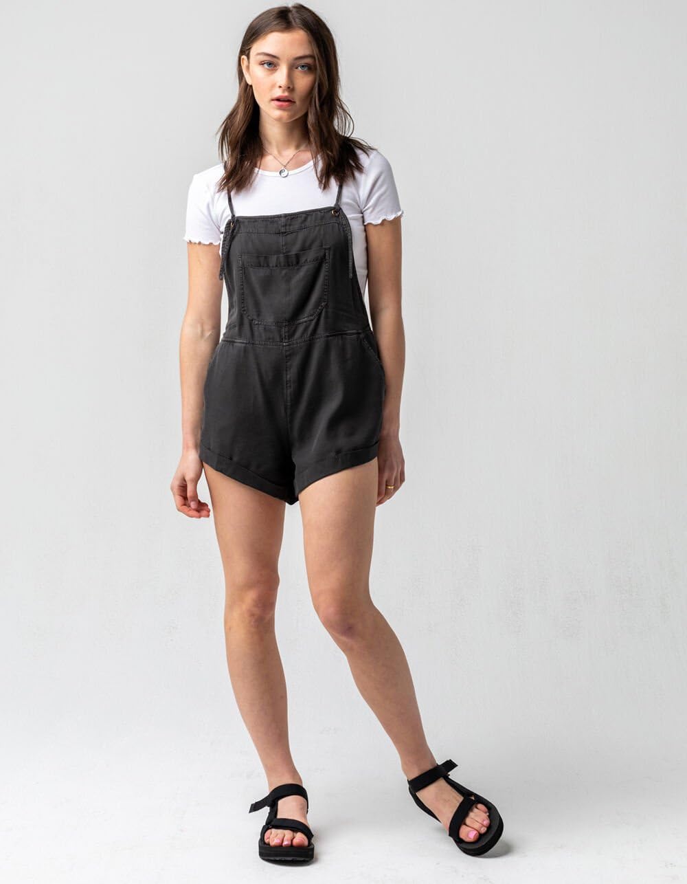 Billabong Wild Pursuit Short Overalls Off-Black SM