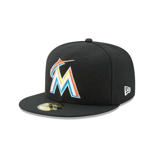 New Era 59FIFTY Miami Marlins 2017 Authentic Collection On Field Home Cap Size 8