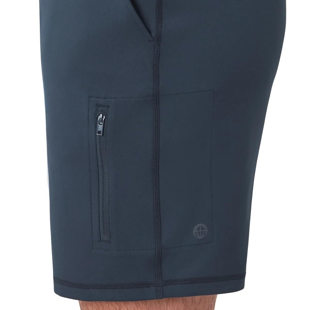 Mondetta Outdoor Project Men's Performance Active Short with Pockets (US, Alpha, X-Large, Regular, Regular, Blue)