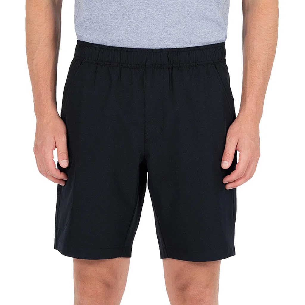 Gerry Men's Lightweight 4-Way Stretch Trail Hiking Shorts (Black, XX-Large)