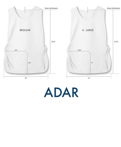 Adar Universal Cobbler Apron 2 Pack - Unisex Cobbler Apron - 7022 - Black - X