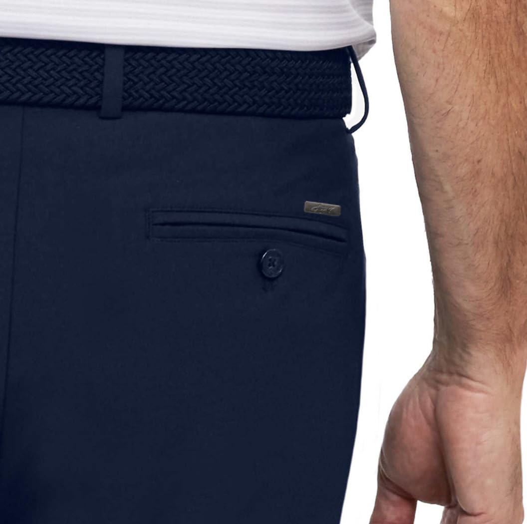 Greg Norman Men's Performance Classic Pants (US, Waist Inseam, 32, 34, Regular, Regular, Blue)