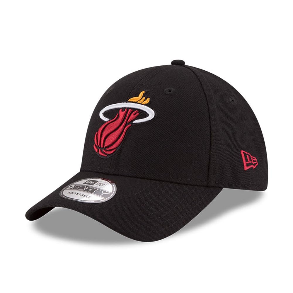 NBA Miami Heat The League 9Forty Adjustable Cap, Black, One Size