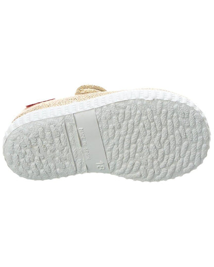 Cienta Kids Shoes – Ideal for Toddlers & Little Kids – Hook & Loop Strap Closure – Textile Lining – Rubber Outsole (Infant/Toddler/Little Kid/Big Kid) White Gold 36 (US 4.5 Big Kid) M