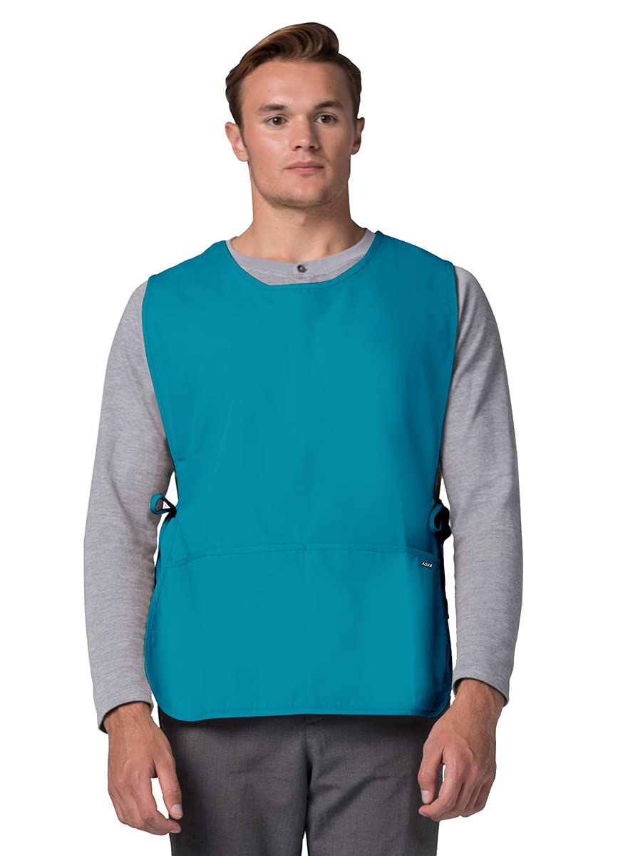 Adar Universal Cobbler Apron 3 Pack - Unisex Cobbler Apron - 7023 - Teal Blue - R