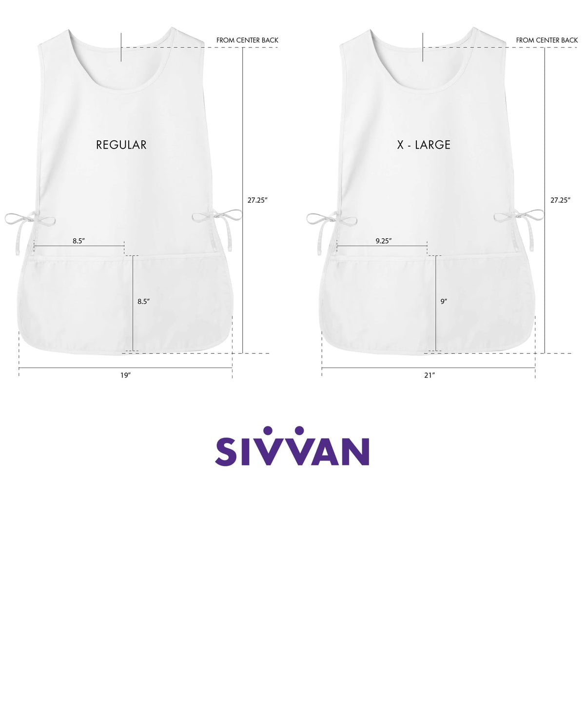 Sivvan Unisex Apron - Cobbler Apron - S8700 - Royal Blue - X