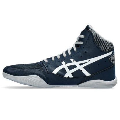 ASICS Kid's Snapdown 3 Grade School Wrestling Shoes, 1.5, French Blue/White