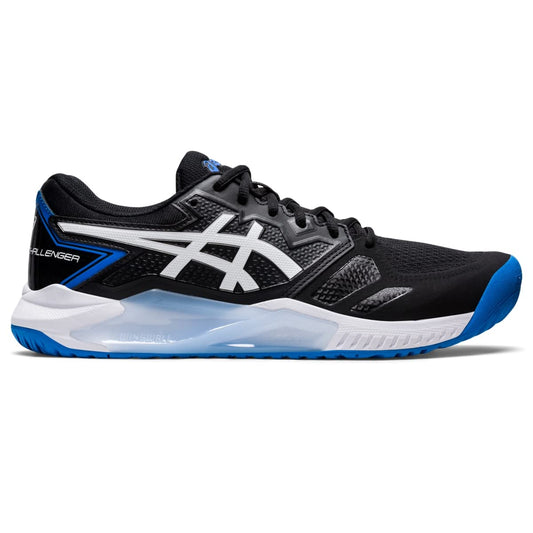 ASICS Men's Gel-Challenger 13 Tennis Shoes, 10, Black/Electric Blue