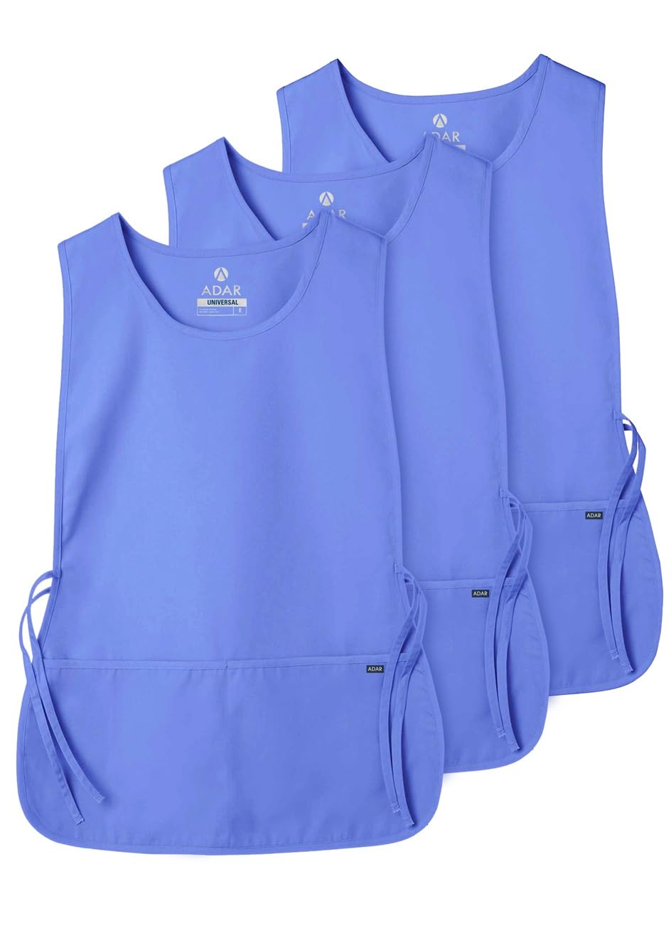 Adar Universal Cobbler Apron 3 Pack - Unisex Cobbler Apron - 7023 - Ceil Blue - R
