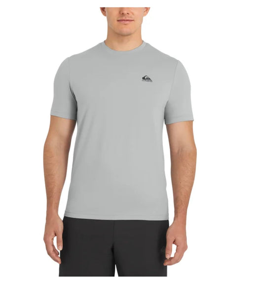 Quiksilver Men's Short Sleeve Stretch Active Tee Shirt (US, Alpha, XX-Large, Regular, Regular, Gray)