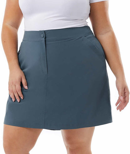 32 Degrees Cool Womens Lightweight Tech Skort (US, Alpha, XX-Large, Regular, Regular, Vintage Indigo)