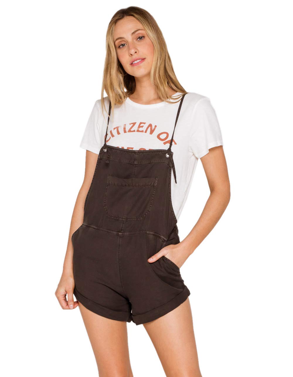 Billabong Wild Pursuit Short Overalls Off-Black SM