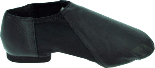 So Danca JZ45 Pre-Arched Split Sole Jazz Slip On Shoe Black
