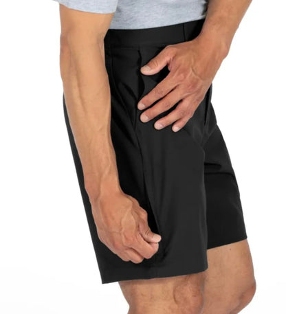 Gerry Men's Comfort Stretch Tech Short with UV Protection (US, Waist, 30, Regular, Black)