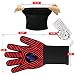 N/P Cmzailt BBQ Gloves 1472℉ Extreme Heat Resistant Food Grade Kitchen Fireproof Grill Gloves,Silicone Non-Slip Insulated Oven Mitts Universal Size for Cooking,Baking,Barbecue,Frying,Welding,Cutting