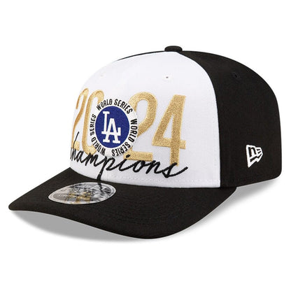 New Era LA Los Angeles Dodgers 9SEVENTY 2024 World Series Champions Gold Patch Snapback Cap, Adjustable Hat