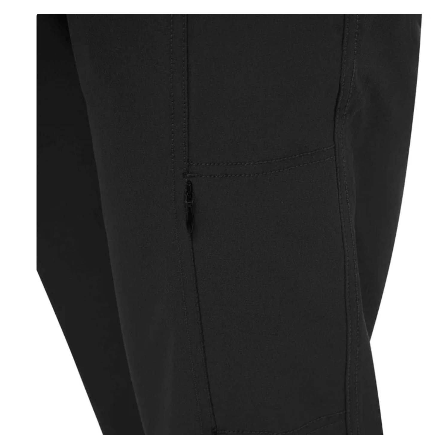 KIRKLAND Signature Women's Travel Pant (US, Numeric, 12, Regular, Regular, Black)
