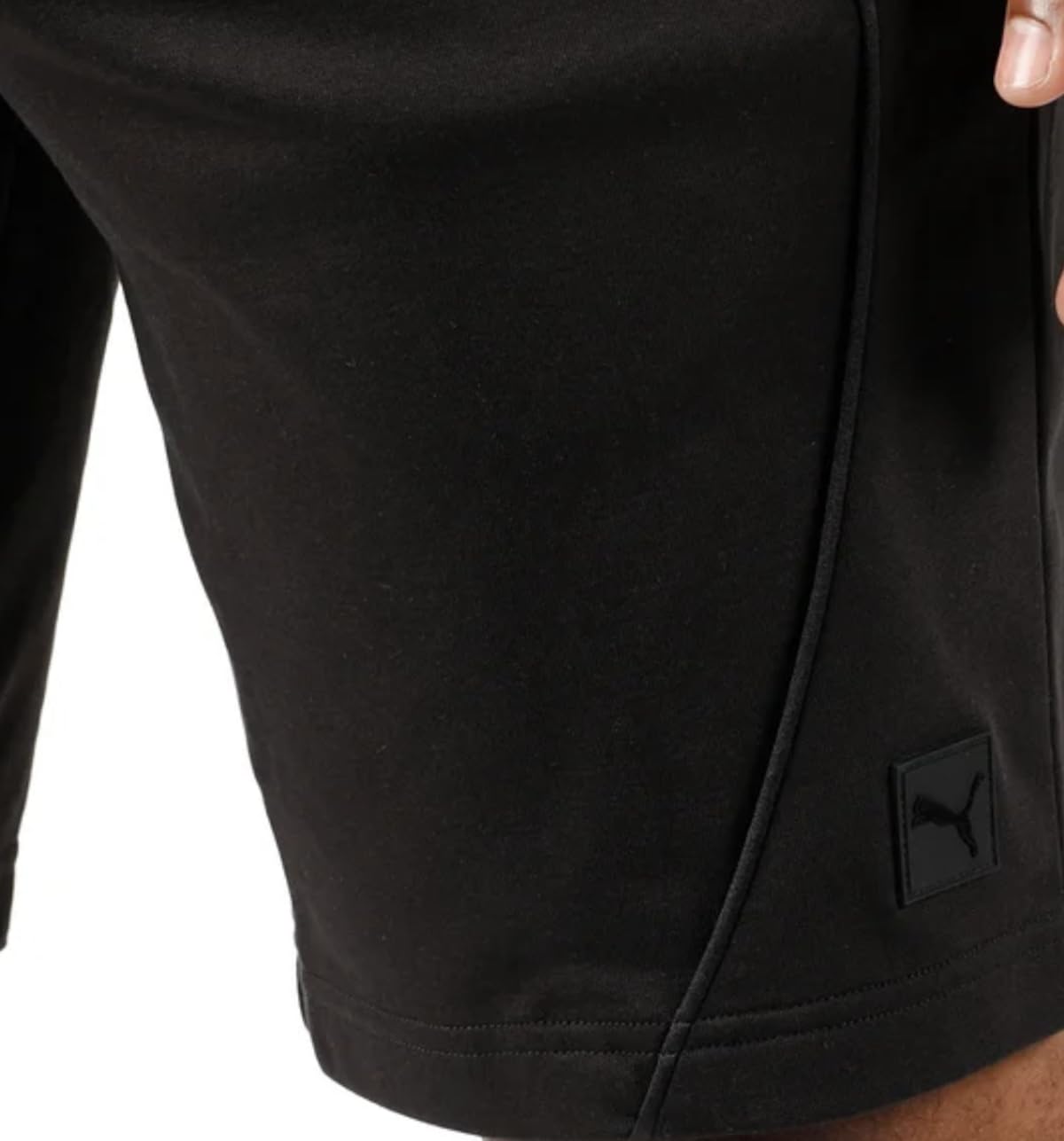 PUMA Men's Regular Fit Short with Pockets (US, Alpha, Small, Regular, Regular, Black)