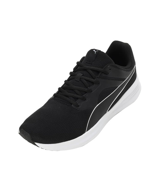 PUMA Unisex's Transport Running Shoe, Puma Black Puma White, US 11.5