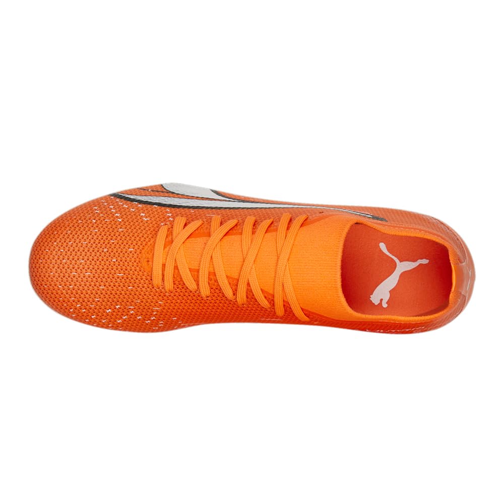 PUMA Womens Ultra Match Firm Ground/Ag Soccer Cleats Cleated, Firm Ground - Orange - Size 8 M