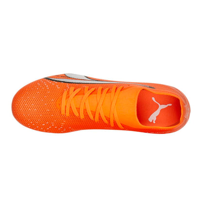 PUMA Womens Ultra Match Firm Ground/Ag Soccer Cleats Cleated, Firm Ground - Orange - Size 8 M