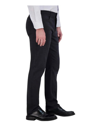 KIRKLAND Signature Men's Stretch Comfort Tapered Fit Brushed 5 Pocket Pant (US, Waist Inseam, 30, 30, Regular, Regular, Gray)