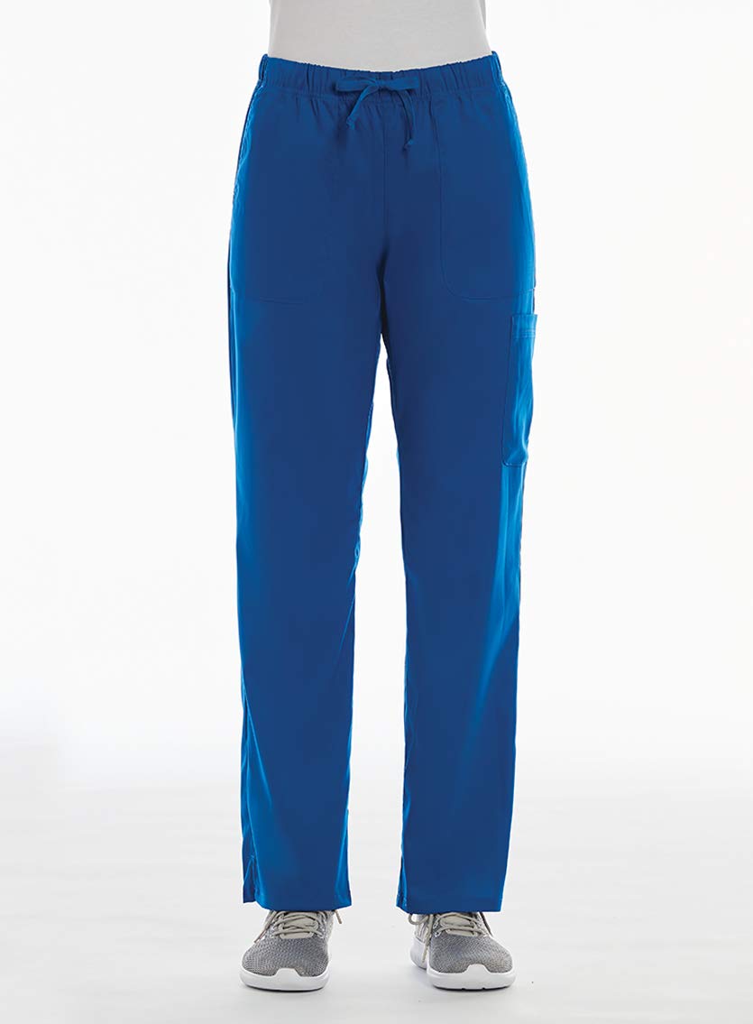 ELEMENTS BY ALEXANDERS UNIFORMS Scrub Pants for Women Size X-Large Petite Royal