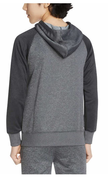 Hurley Boys' Solar Pullover Hoodie (Gray/DK Gray, X-Large)