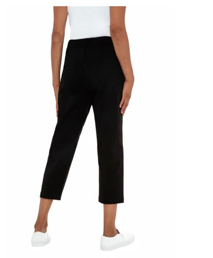 Mario Serrani Women's Slim Fit Pull On Capri Pant (US, Alpha, XX-Large, Regular, Regular, Black)