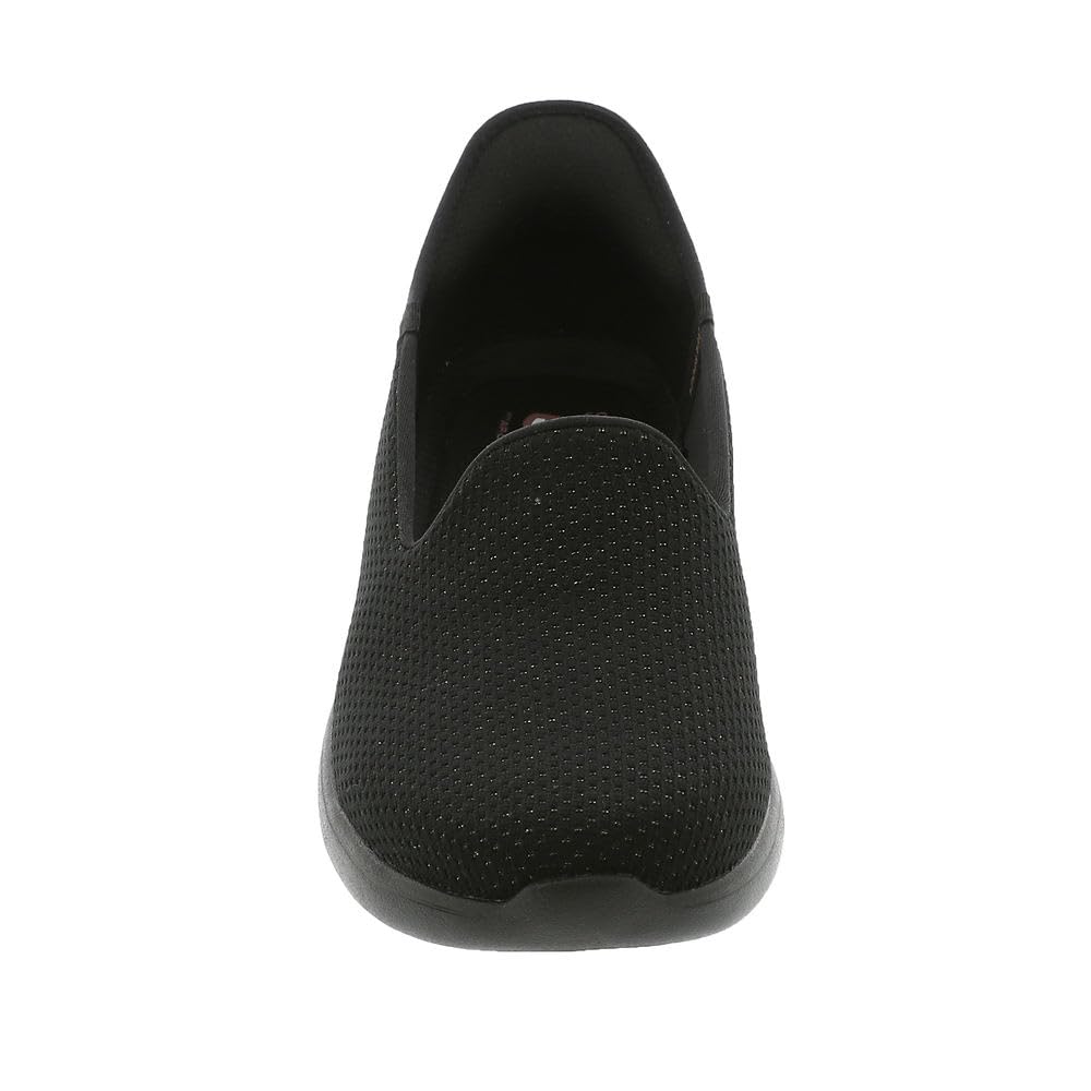 Skechers Womens Hands Free Slip-ins On-The-Go Swift - Luminary Black/Gold, 11 Medium