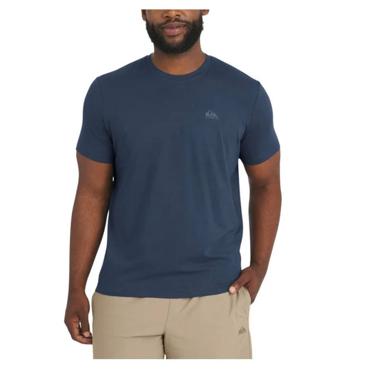 Quiksilver Men's Short Sleeve Stretch Active Tee Shirt (US, Alpha, XX-Large, Regular, Regular, Blue)