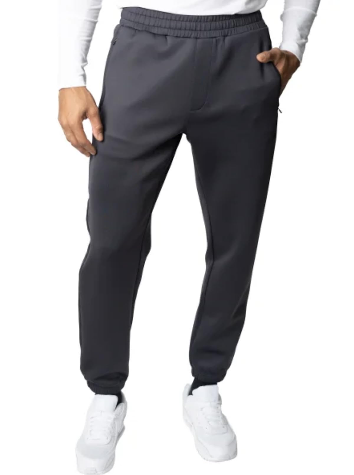 Spyder Active Men's Moisture Wicking Stretch Jogger Pant with Pockets (US, Alpha, Medium, Regular, Regular, Black)