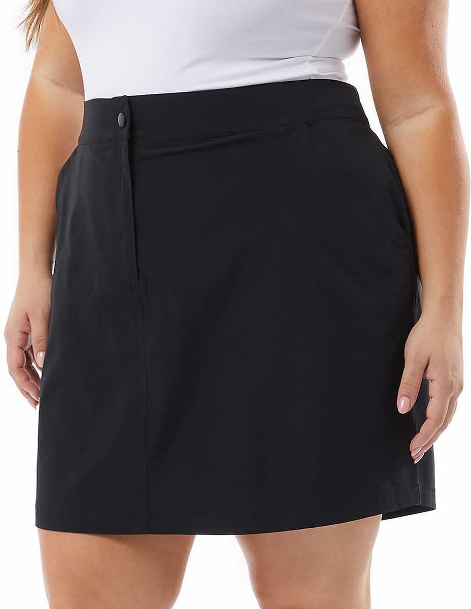 32 Degrees Cool Womens Lightweight Tech Skort (US, Alpha, X-Large, Regular, Regular, Black)