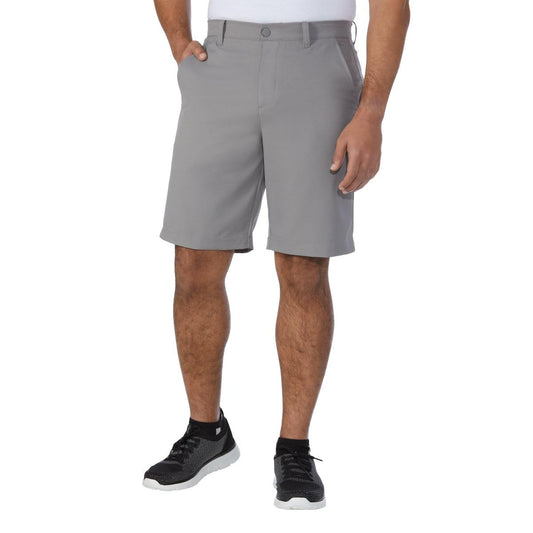 Kirkland Signature Men�s Performance Short - Classic-Fit Stretch Shorts (Gray, 36)