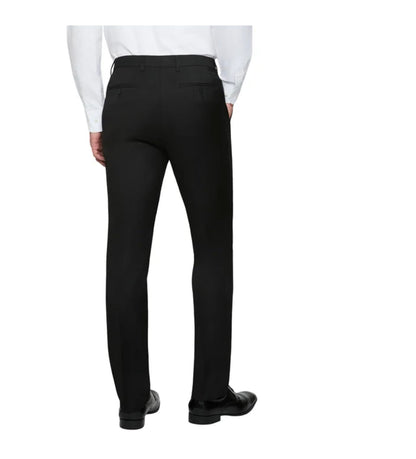 Calvin Klein Men's Wrinkle Resistant Slim Fit Stretch Dress Pant (US, Waist Inseam, 36, 30, Regular, Regular, Black)