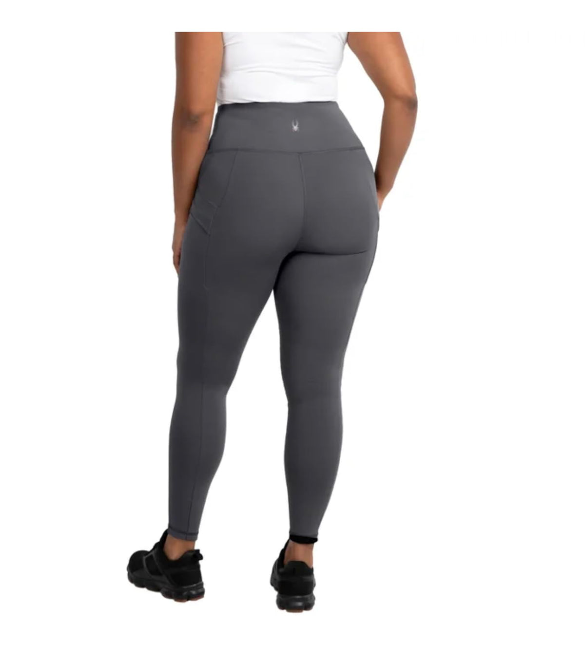Spyder Active Women's Legging Pant with Envelope Pockets (US, Alpha, XX-Large, Regular, Regular, Gray, XX-Large)