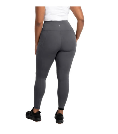 Spyder Active Women's Legging Pant with Envelope Pockets (US, Alpha, XX-Large, Regular, Regular, Gray, XX-Large)