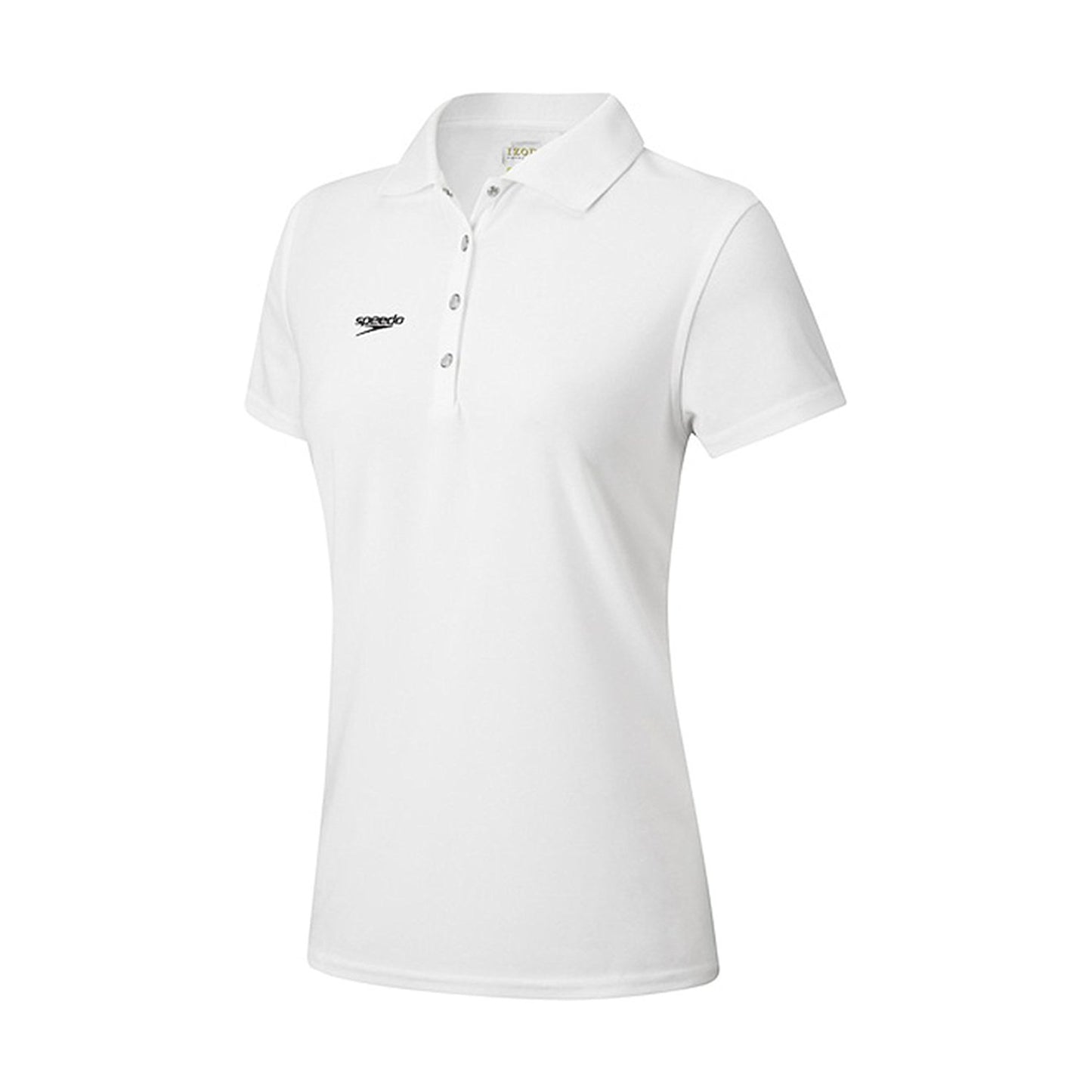 Speedo 7550182 Womens Female Team Polo Shirt, White,M