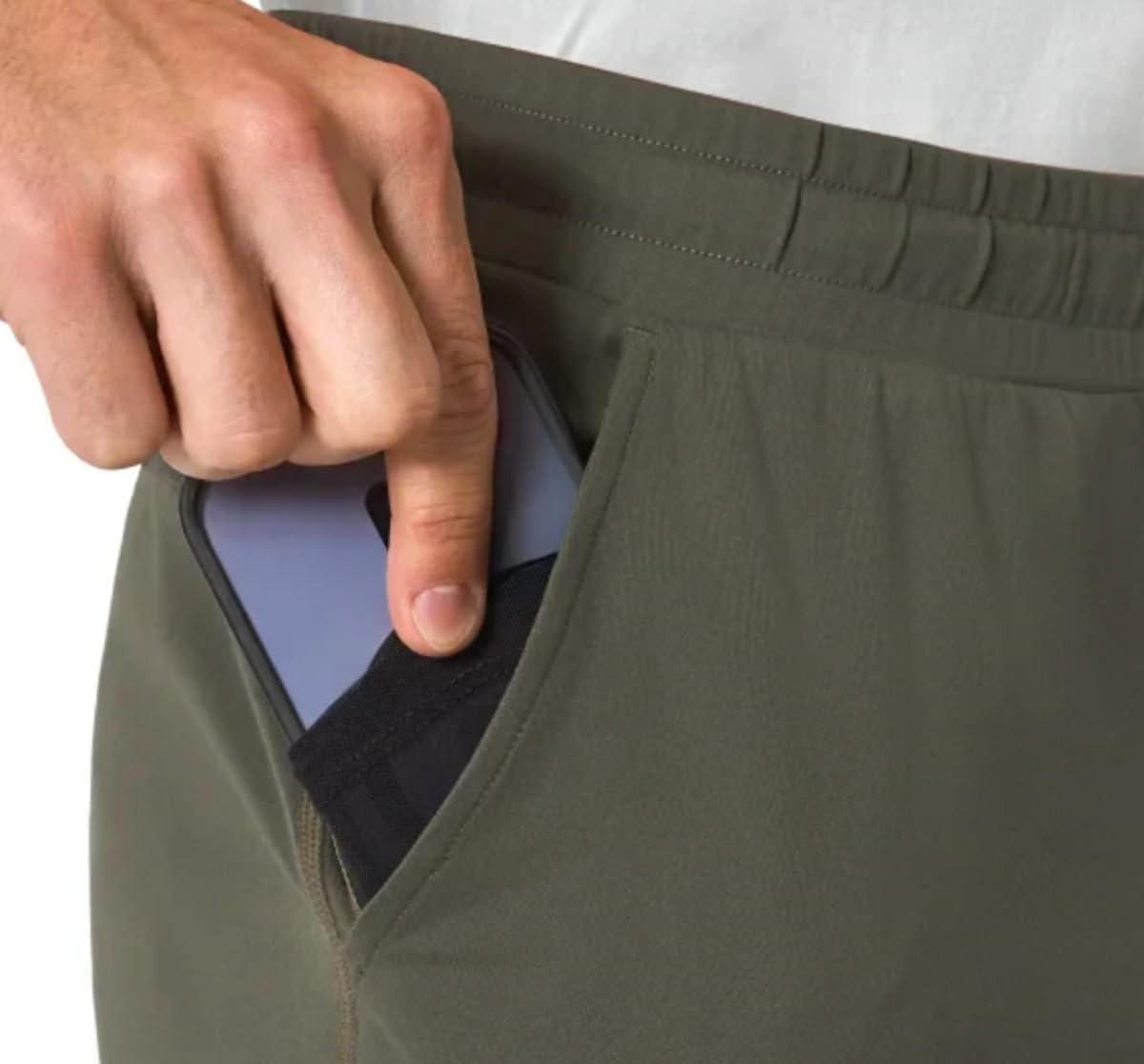 Mondetta Outdoor Project Men's Performance Active Short with Pockets (US, Alpha, Small, Regular, Regular, Green)