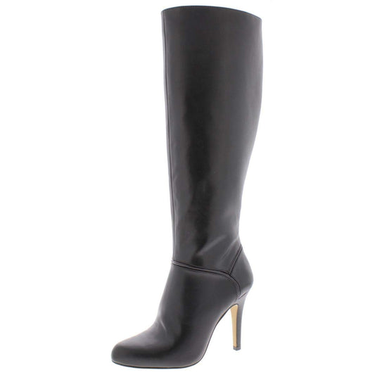 INC International Concepts Womens Taisa Almond Toe Knee High, Black, Size 7.0