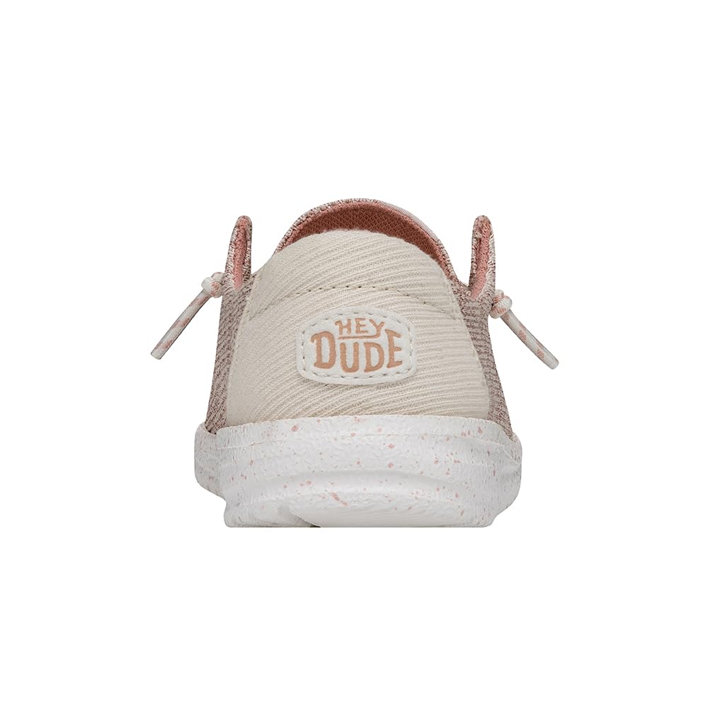 HEYDUDE Wendy Sport Mesh Loafers for Kids Girls Textile Upper Two-Eyelet Lace Closure Slip-on Style