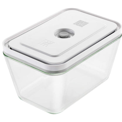 Zwilling 36803-300 Fresh & Save Vacuum Glass Container, Large Size, Vacuum, Hermetically Sealing, Heat Resistant Glass, Storage Container, Fresh & Save