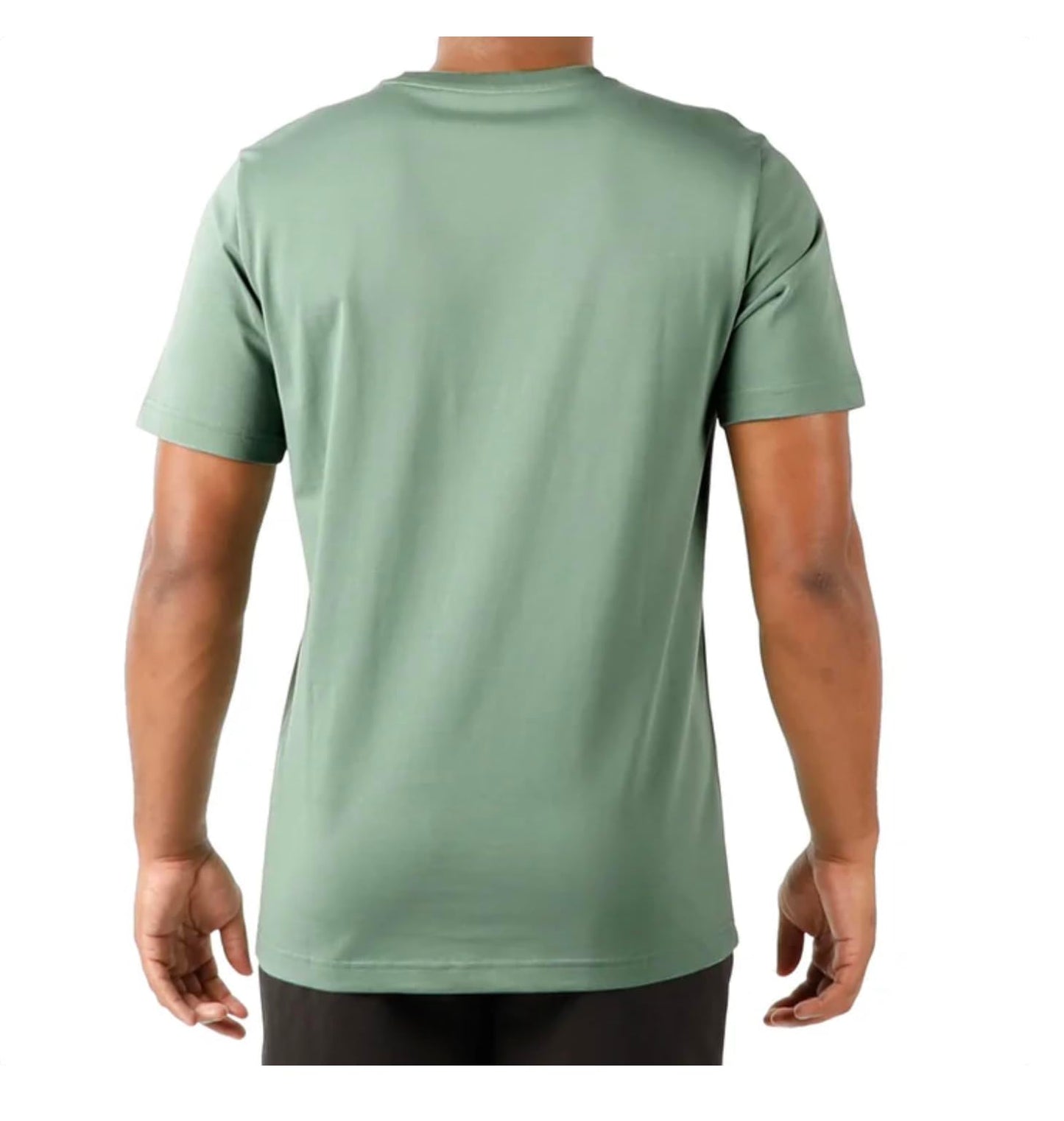 PUMA Men's Short Sleeve Crew Neck Logo Tee Shirt (US, Alpha, Small, Regular, Regular, Green)