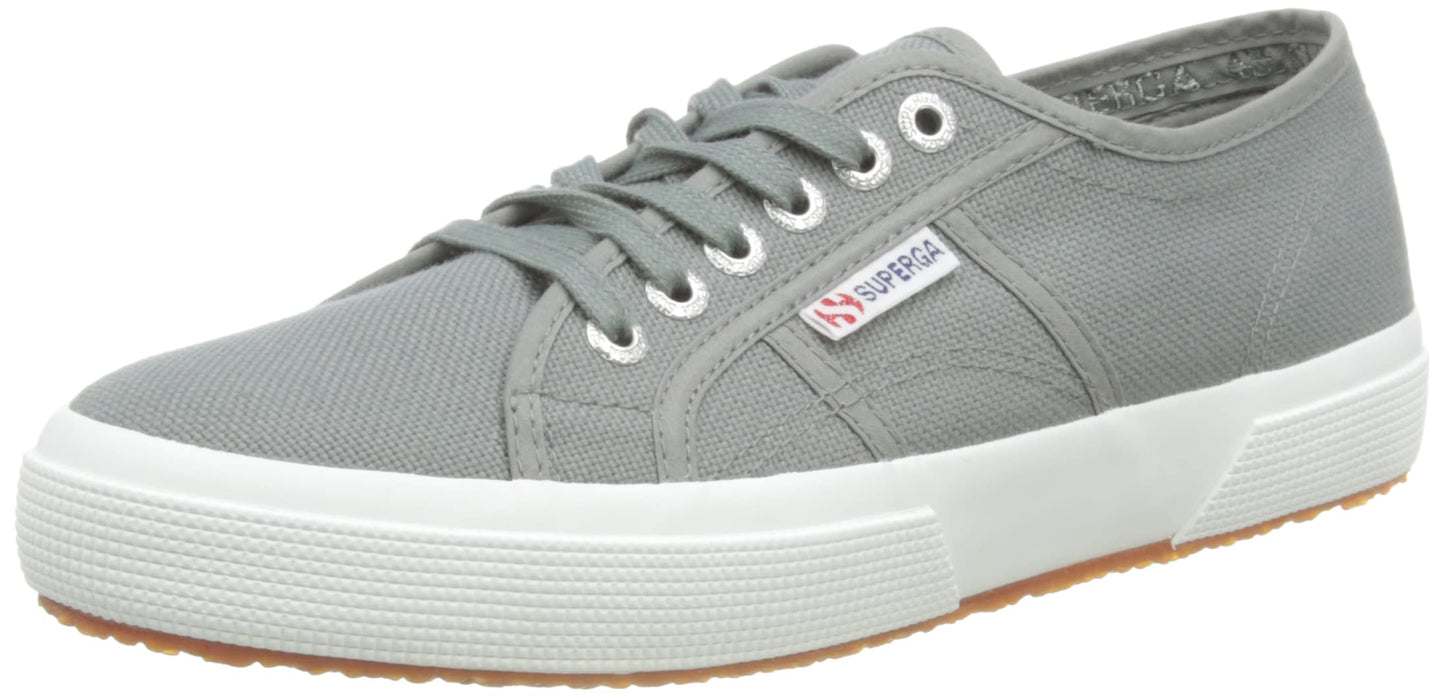 Superga Unisex Ankle Sneaker, Gray Dk Sage, 6 US Women