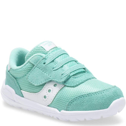 Saucony girls Jazz Riff Sandal, Turquoise/White, 5 Little Kid US