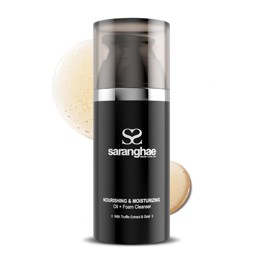 Saranghae Premium Oil Cleanser for Face, Calendula Korean Cleansing Oil to Foam Face Wash - Hydrating Makeup Remover and Cleanser for Clean, Firm Skin - 3.88 Ounce(110ml)